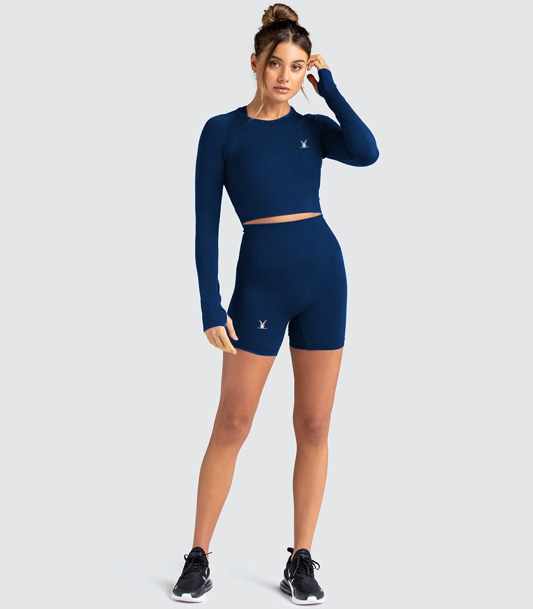 Set Sapphire 3x (shorts + reggiseno + top) - NOHUG.wear